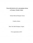 Desarrollo histórico de la antropología urbana.