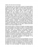 Análisis crítico del ciclo de la tecnología