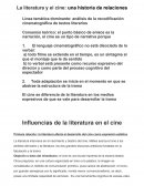La literatura y el cine: una historia de relaciones