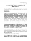 LA INICIACION DE LA GEOMETRIA IMPULSADA CON EL TRABAJO DOCENTE