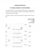 EJERCICIOS PROPUESTOS 5TA UNIDAD: INGRESOS Y COSTOS DIFERIDOS