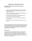 Respectivas Laborales Quimicas.