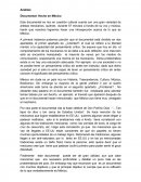 Analisis: Documental hecho en mexico