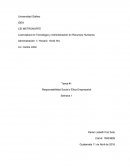 Tarea #1 Responsabilidad Social y Ética Empresarial