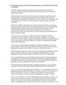 Análisis de la Política de Desarrollo Sustentable de la Republica de Chile.