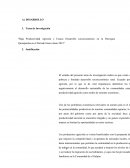 Baja Productividad Agrícola y Escaso Desarrollo socioeconómico en la Parroquia Quisapincha en el Periodo Enero-Junio 2015”.