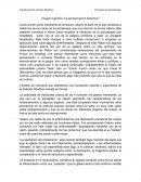 Ensayo Capítulo “La aproximación histórica”