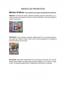 Medios de promocion.