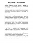 Música Blues y Discriminación