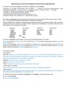 Escriba en los espacios el artículo correspondiente al género de cada sustantivo