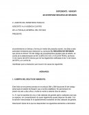 Descripción típica de la que se desprenden los siguientes elementos a demostrar: