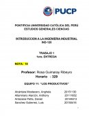 PONTIFICIA UNIVERSIDAD CATÓLICA DEL PERÚ ESTUDIOS GENERALES CIENCIAS