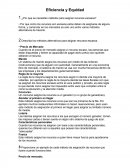 Eficiencia y Equidad.
