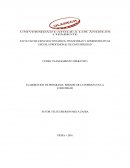 ELABORACION DE PROGRAMA: ERRADICAR LA POBREZA EN LA COMUNIDAD