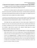 IMPOORTANCIA DE LA MUJER EN LA SOCIEDAD MEXICANA