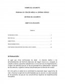 Reforzamiento de hospitalizacion