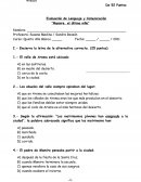 Evaluación de Lenguaje y Comunicación “Mamire, el último niño”