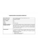 PLANIFICACIÓN DE SECUENCIA DIDÁCTICA DE COMUNICACIÓN