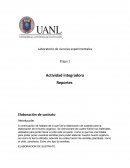 Elaboración de sustrato.