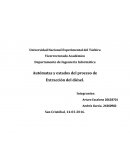 Autómatas y estados del proceso de Extracción del diésel.