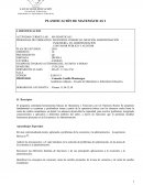 PLANIFICACIÓN DE MATEMÁTICAS I