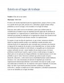 Estrés en el lugar de trabajo