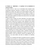 La historia, su objetividad y el quehacer de los estudiantes de ciencias sociales.