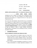 CONTESTACION DEMANDA REGIMEN DE VISITA