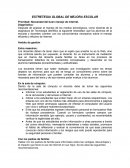 ESTRETEGIA GLOBAL DE MEJORA ESCOLAR.