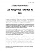 Valoración Crítica Los Renglones Torcidos de Dios