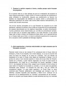Expresa tu opinión respecto al tema y analiza porque razón fracasan los proyectos.