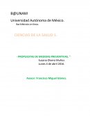 Propuestas de medidas preventivas