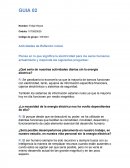 Actividades de Reflexión inicial.¿Qué sería de nuestras actividades diarias sin la energía eléctrica?