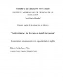 Educacion rural mexicana