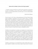 Reseña del libro " Donde esta la franja amarilla" de Willam Ospina