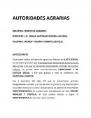 AUTORIDADES AGRARIAS