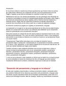 Desarrollo del pensamieto y lenguaje en la infancia