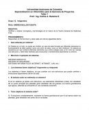 Especialización en Informática para la Gerencia de Proyectos