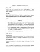 Contrato de representación internacional bolivia