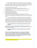 ¿Por qué el inglés es tan importante para su empresa?