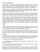 ¿Qué es un sistema abierto?