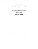 Orientación II Actividad complementaria 8