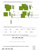Prueba de matemáticas numeración 3°