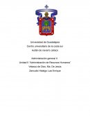 Unidad II “Administración de Recursos Humanos”