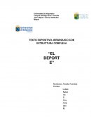 TEXTO EXPOSITIVO JERÁRQUICO CON EXTRUCTURA COMPLEJA “EL DEPORTE”