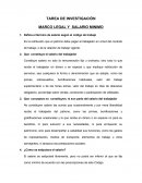 TAREA DE INVESTIGACIÓN MARCO LEGAL Y SALARIO MINIMO