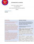 La densidad de algunas sustancias