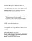 Finanzas, Función Financiera, Administración Financiera.