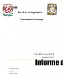 Práctica fundamentos de geología