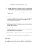 CRITERIOS PARA LA PRESENTACIÓN DEL TRABAJO No. 1 (10%)